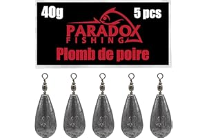 Paradox Fishing lot Plomb Peche 5g à150g I 10g 15g 20g 25g 30g 40g 50g 60g 80g 100g 120g 150g I sinkers Carpe Plomb