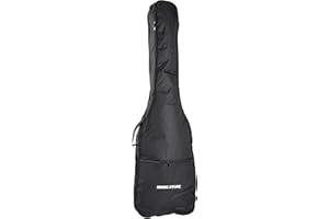 MUSIC STORE Gigbag, Electric Bass Eco+, Robuste Gitarrentasche, 5 mm Polsterung, Wasserabweisendes Nylon, Zubehörfach
