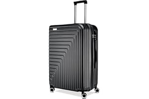 R Roncato Trolley FIBRA, espandibile (NERO, L)