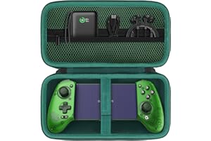 Aenllosi Étui Rigide Compatible avec GameSir G8 Plus Bluetooth Mobile Manette, Non Compris GameSir Manette, Vert (Étui Uniquement) [PlayStation]