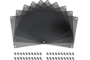 iYueMps 10 ventole in PVC da 120 mm, filtro antipolvere per PC, copertura antipolvere per computer (120 mm x 120 mm)