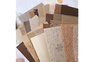 runrayay 30Pcs Handmade Scrapbook Paper, Craft Textured Paper Morandi A5 Sheet Mesh Fabric Mulberry Special Paper, Mix for Scrapbooking Junk Journal, 5.8X8.2 In - C