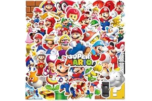 Yangsiw Cartoon Stickers for Laptop, Cars, Phone, Water Bottle, Skateboard, Suitcase, Guitar, Pad, Cute Anime Vinyl Stickers, Waterproof, Scrapbook Stickers 50pcs …