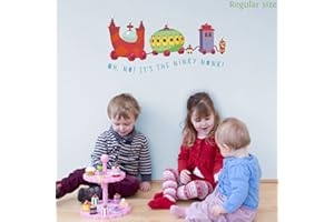 STICKERSCAPE Oh no It's The Ninky Nonk Wall Sticker (Regular Size) | Official in The Night Garden Wall Sticker