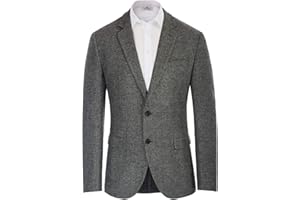 PJ PAUL JONES Sakko Herren Anzugjacke Tweed Wolle Blazer 2 Knöpfe Vintage British Business Jackett