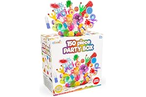 abeec 150 Piece Party Box Lucky Dip Box | Massive Toy Bundle of Mini Party Bag Fillers | Kids 3 + | Perfect for Birthdays, Classroom Rewards, Favours & Lucky Dip Prizes