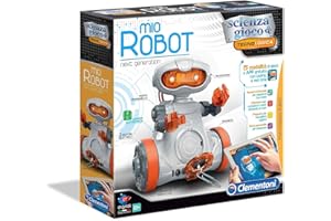 Clementoni Scienza e Gioco Robotics - Mio Robot per Bambini 8+ Anni, Kit di Robotica per Costruire e Programmare Robot, Stimola Abilità Logiche e Tecnologiche, Made in Italy, Lingua Italiana, 19112