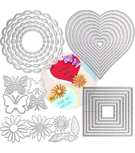 Forest Theme Metal Cutting Dies - Rabbit Squirrel Mushroom Frame Die For Card Making