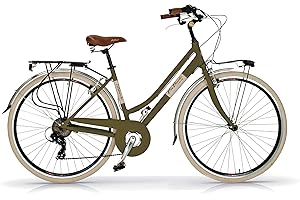 VIA VENETO BY CANELLINI Via Veneto AIRBICI Bicyclette rétro pour Femme Cadre en Aluminium