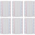 DEYUE breadboard Set Prototype Board - 6 PCS 400 Pin Solderless Board Kit for Raspberry pi and Arduino Project