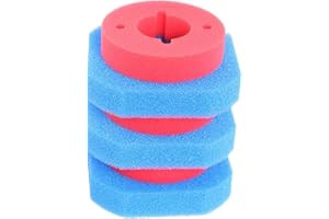 INGVIEE Kompatibel Ersatzschwamm Set für Oase Filtoclear 3000 6000 11000 15000 (3 Rot 3 Blau)
