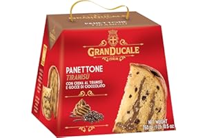 PVL TRADE Gran Ducale Panettone filled with Tiramisu Cream and Chocolate Chips 750g