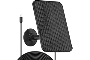 DEHKATA 4-W-Solarpanel für Blink Outdoor (3. Generation) und Blink XT2/XT, Blink Solarpanel kontinuierliche Stromversorgung, IP66 wetterfest