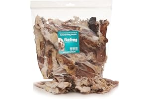 PawGang - Rabbit Ears with Fur 500g (34-38 Furry Ears) - 100% Natural EU Sourced Treats for Dogs Puppies Adult Old Small Large - Tasty Air Dried Chews - Healthy Hypoallergenic - Grain Free - Bulk Bag