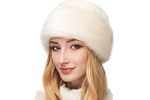 Futrzane Classic Colbacco - Cappello Pelliccia Ecologica Donna - Berretto Russo