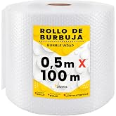 Bubble Paper Roll 50 cm x 100 m for Moving and Transportation Protection | Plastic Rolls Various Sizes | Paper Bubbles Packag