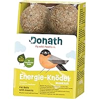 Donath Energie-Knödel Insekten ohne Netz - Meisenknödel ohne Netz - 100g je Knödel - der Feinschmecker-Knödel…