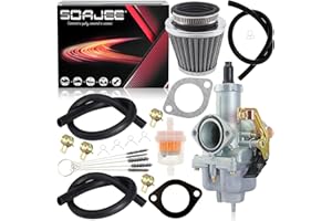 SOAJEE Kit filtro carburatore PZ30 per motori a 4 tempi da 125 cc, 140 cc, 150 cc, 160 cc, 200 cc, 250 cc, 300 cc, CG, motori a 4 tempi, ATV, Go Kart, Pit Dirt Bike JCL 30 mm