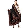 Pashtush Women's Kashmiri Jamawar Shawl, Jacquard palla, Warm and soft, Faux Pashmina