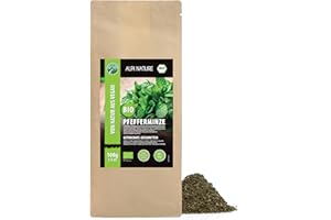 Alpi Nature Bio Mint wcierane (100 g) suszone narządowi miętowe mięta z kontrolowanej uprawy organicznej herbata miętowa 100% naturalna bez dodatków