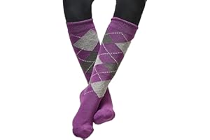 Rhinegold CHILDREN’S HORSE RIDING SOCKS – Fully Cushioned Sole – Long Equestrian Socks with Antimicrobial Properties – Breathable & Comfortable Kids’ Riding Socks