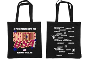 Doja Cat Offizielle The Scarlet Tour Merch Tragetasche, Schwarz, Einheitsgröße, Offizielle Tragetasche von The Scarlet Tour Merch