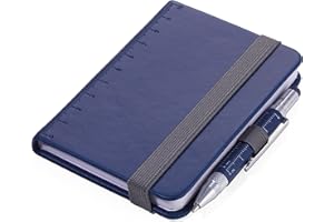 ‎TROIKA TROIKA LILIPAD+LILIPUT – NPP25/DB – Notizblock DIN A7 inkl. Kugelschreiber – Notizbuch – Lesezeichen – Lineal (10 cm) – FSC zertifiziertes Papier, perforierte Seiten, Punktraster – TROIKA-Original