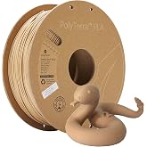 Polymaker 70909 PolyTerra Filament PLA geringerer plasticgehalt, wasserl&ouml;slich 1,75 mm 1000 g Nuss