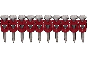 N.1000 CHIODI STECCATI PER CHIODATRICI: Spit Pulsa 800P-800E-700P-700E-1000-40P-40E-27P-27E - Titibi- Track It C3/C4 - BeA -DIGA CS1-altro (Acciaio al carbonio, Ø 2,6 x 40 mm)