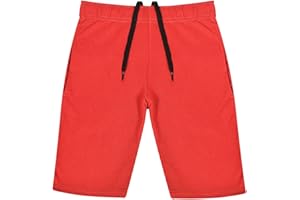 A2Z 4 Kids Garçons 100% Coton Shorts Confort Extensible Noir Pantalon Tendance Décontractée Été Cool Poids Léger Shorts pour Garçons Âge 5 6 7 8 9 10 11 12 13 Ans