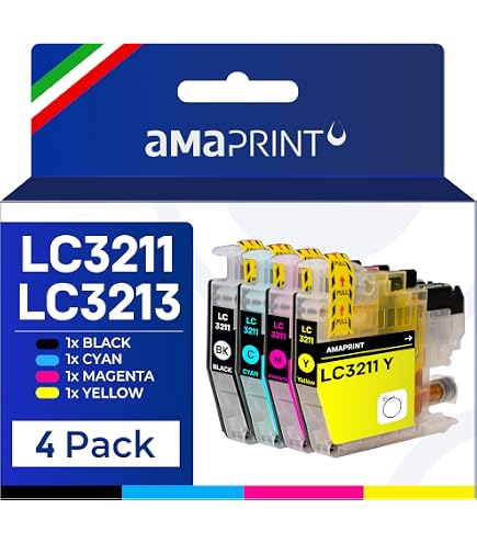 Cartuccia Magenta Compatibile LC-3211 / LC-3213 XL Per Stampanti Brother DCP-J572, J772, J774, MFC-J491, J497, J890, J895