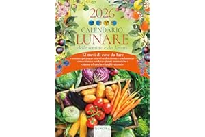 Calendario lunare 2026 da parete (26,5 X 38,5 cm)