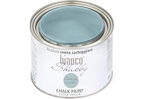 bianco Shabby® Chalk Paint Carta da Zucchero Peinture à la craie pour meubles et murs, effet vintage, shabby chic, extra mat (0,5 Litres)