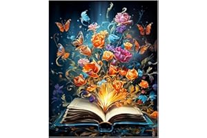 Miquans Art Peinture Par Numéros Pour Adulte, DIY Peinture Acrylique Pour Adultes Enfants Débutants Facile Sur Toile (40×50 cm) avec Peintures et Pinceaux,Paysage