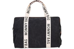 Childhome, Mommy Bag, torba na pieluchy, dla kobiet w ciąży, torba podróżna, duża pojemność, mata do przewijania, regulowany pasek na ramię, izolowana kieszeń, przejście na walizkę, kolekcja podpisów