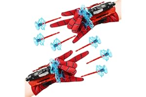 VIYAAN Lot de 2 Gant de Lanceur, Spiderman Lanceur de Toile, Gants de Lanceur Spiderman, Gants Spiderman, Jouet Spiderman Gant Lanceu,Gants de Lancement Spiderman