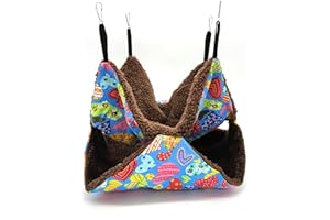 RatsLive® Nagetier Hängematte/Kleintierbett für Ratten, Hamster, Chinchillas und Eichhörnchen 35 × 35 cm (Herz)