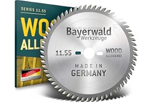 QUALITÄT AUS DEUTSCHLAND BAYERWALD WERKZEUGE Bayerwald - HM brzeszczot do piły tarczowej - Ø 270 x 3,2 x 30 | Z=48 UW | Seria 11.55 - Ząbki wymienne do przekrojów wzdłużnych i poprzecznych w drewno/materiałach drewnopochodnych