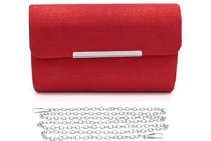 Colours & Beauty Elegante Handtasche Damen | Umhängetasche Mädchen | Elegante Clutch | Festliche Zerimonie kleine Tasche Damen | Unterarmtasche | Abendtasche Damen | Kettentasche Hochzeit