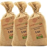 &Ccedil;ankırı Tuzcusu 3 Adet 1 kg Taş Değirmende &Ouml;ğ&uuml;t&uuml;lm&uuml;ş Kristal Kaya Tuzu