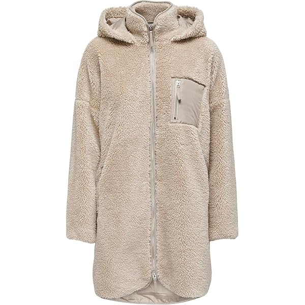 Best Seller A/S Onlnewaurelia Sherpa Coat CC OTW Women's Coat, whisper white, XL Best Seller A/S Onlnewaurelia Sherpa Coat CC OTW Women's Coat, whisper white, XL