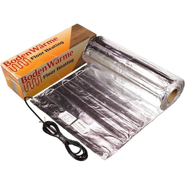 Electric Under Laminate/Wood Foil Underfloor Heating Mat Kit (4m sq, White  WiFi Thermostat) : Amazon.co.uk: DIY u0026 Tools
