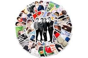 GAOJIWANJU BTS - Set di 50 adesivi impermeabili per bambini, ragazzi, cantanti coreani, in vinile, per auto, laptop, skateboard, bicicletta, ciclomotori, moto, bagagli, valigetta