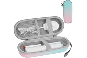LOPHE Estuche Cepillo Dientes Eléctrico, Estuche para Cepillo Eléctrico Sonic, Funda de Viaje para Cepillos de Dientes Eléctricos, Cabezales de Cepillado y Accesorios, Portátil Universal, Degradado