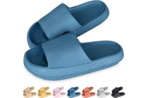 SHAINE Badeschuhe Herren Damen Cozislides Original Slippers Badeschlappen Cloudyzz Schlappen Wolke Hausschuhe Gummi Home Slippers rutschfeste Pantoletten Sommer Garten Badelatschen Flip Flops