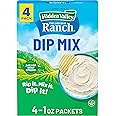 Hidden Valley Original Ranch Dips Mix, Gluten Free, Keto-Friendly (Package May Vary), 1 Ounce (Pack of 4)