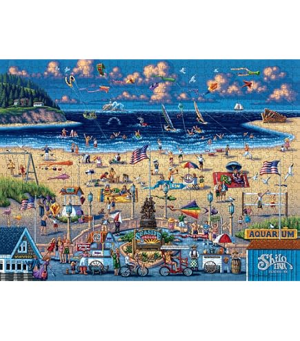 Puzzle 1000 Pezzi Buffalo Games - Eric Dowdle - Palm Springs - 68x50 Cm - Poster Incluso - Per Adulti E Famiglie - 2