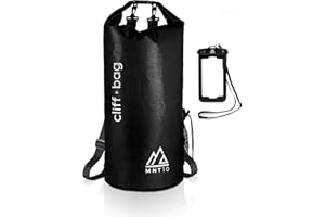 MNT10 Dry Bag Cliff-Bag in 20 l, 30 l, 40 l, Zaino Drybag per SUP, Canoa, Kayak, Borsa Impermeabile con Tracolla, Borsa Impermeabile I + Custodia Impermeabile
