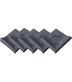Panno In Microfibra Vileda Professional PURmicro Active – 5 Pezzi Gialli, Antialone Per Vetri E Inox, Assorbe E Asciuga In Un Attimo