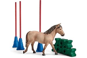 Schleich 42483 Pony Slalom Farm World Toy Playset from 3 years